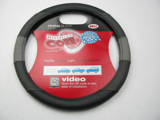 Bell 97318-9DI Statos BLACK Steering Wheel Cover W/ Hyperflex Core 14.5''-15.5''