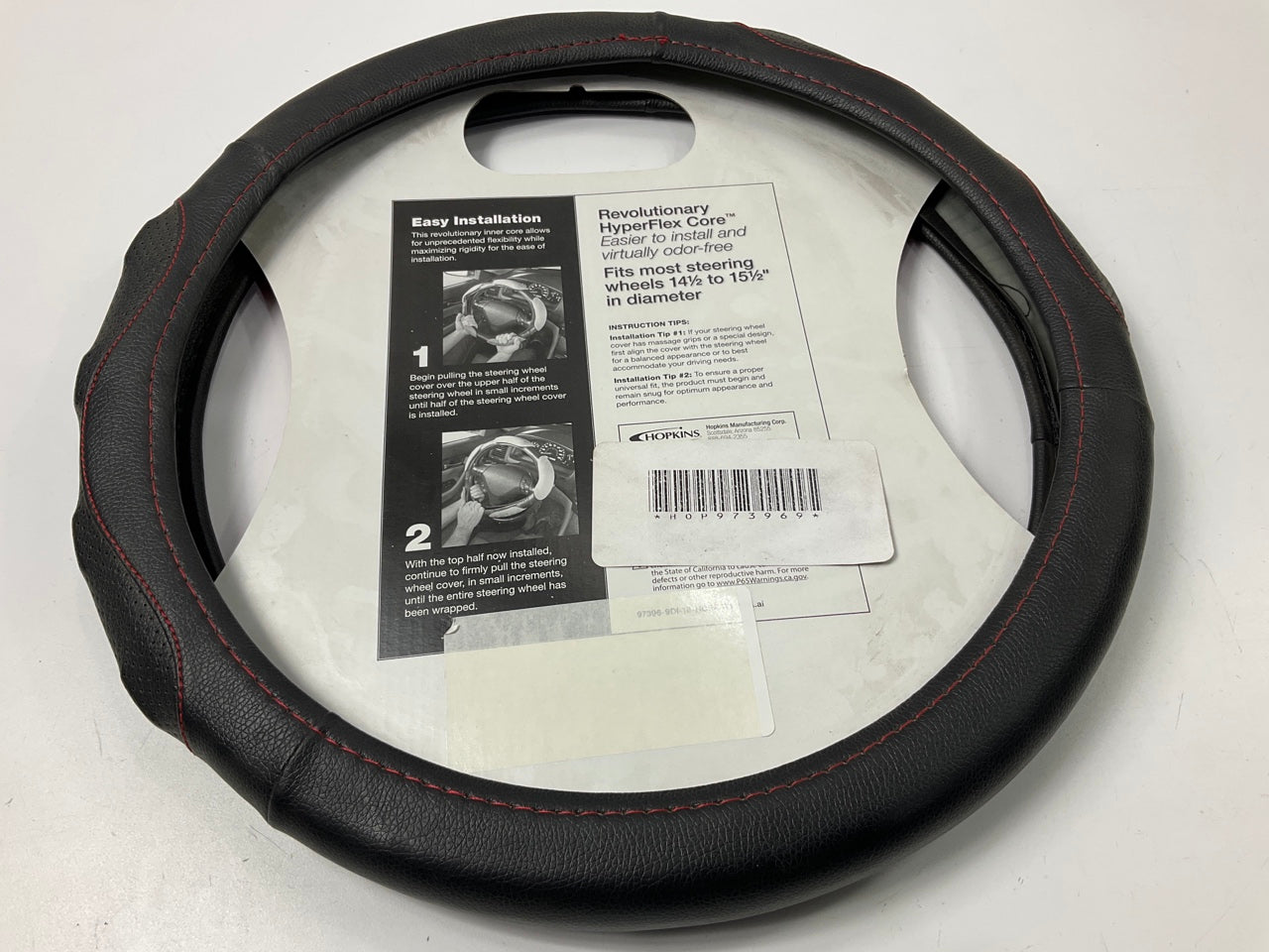Bell 97396-9DI Hyperflex Core Steering Wheel Cover 14-1/2''-15-1/2''