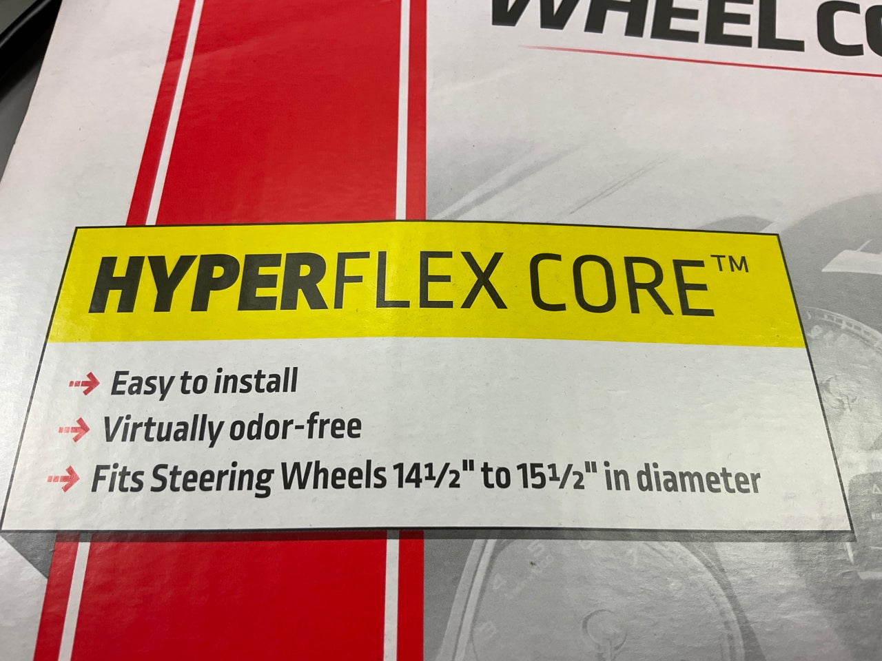 Bell 97424-9 Massage Gray Steering Wheel Cover W/ Hyperflex Core 14.5''-15.5''