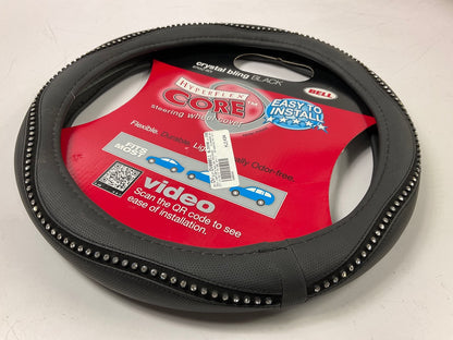 Bell 97452-9DI Crystal Bling BLACK Steering Wheel Cover W/ Hyperflex Core