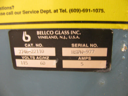 Bellco Glass Hot Shaker Water Bath. For Cat No. 7746-22110