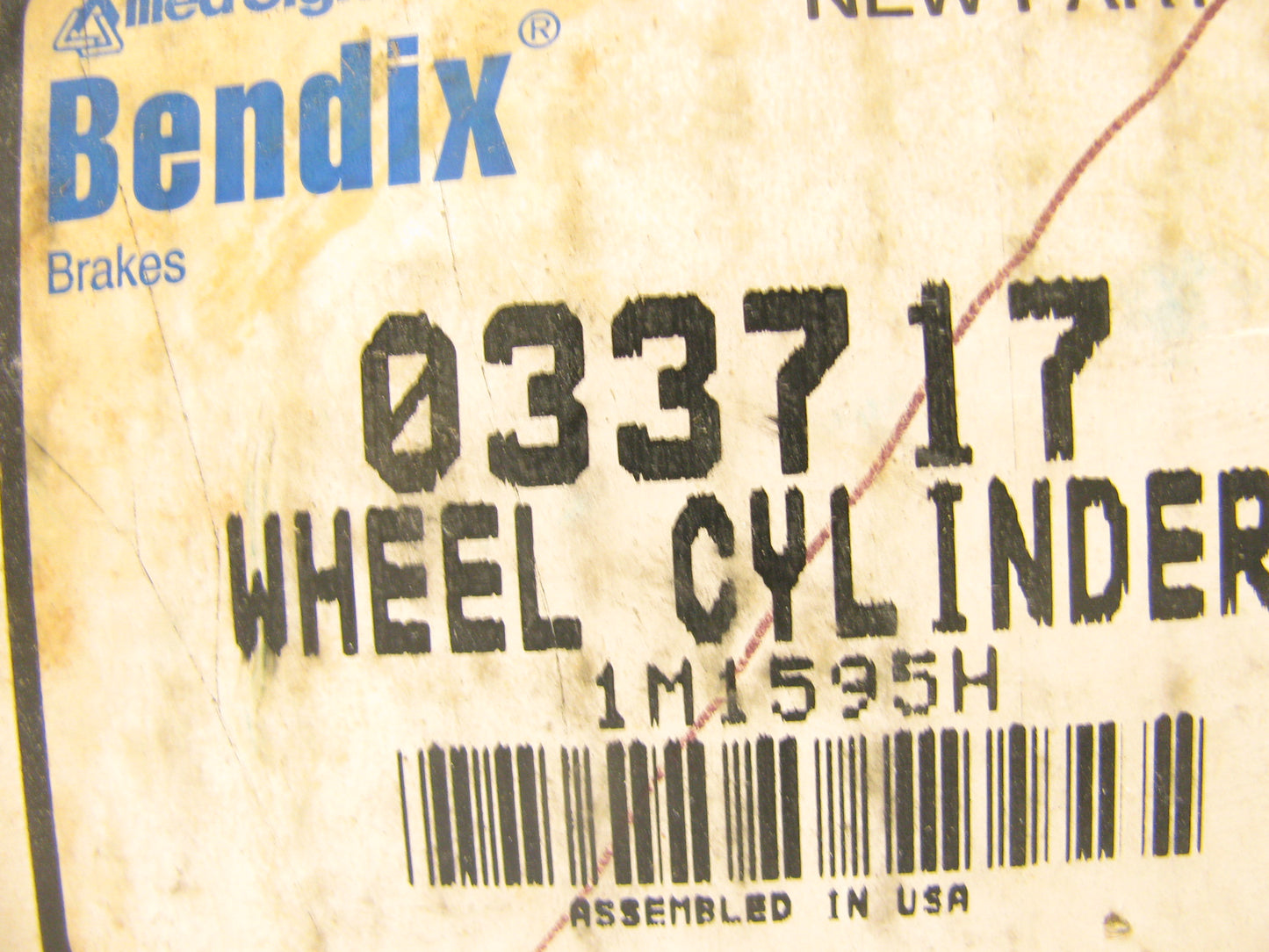 Bendix 033717 Drum Brake Wheel Cylinder - Front Right Upper