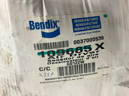 REMAN. Bendix 109685X AD-9 Air Brake Dryer, 12 Volt 3 Port
