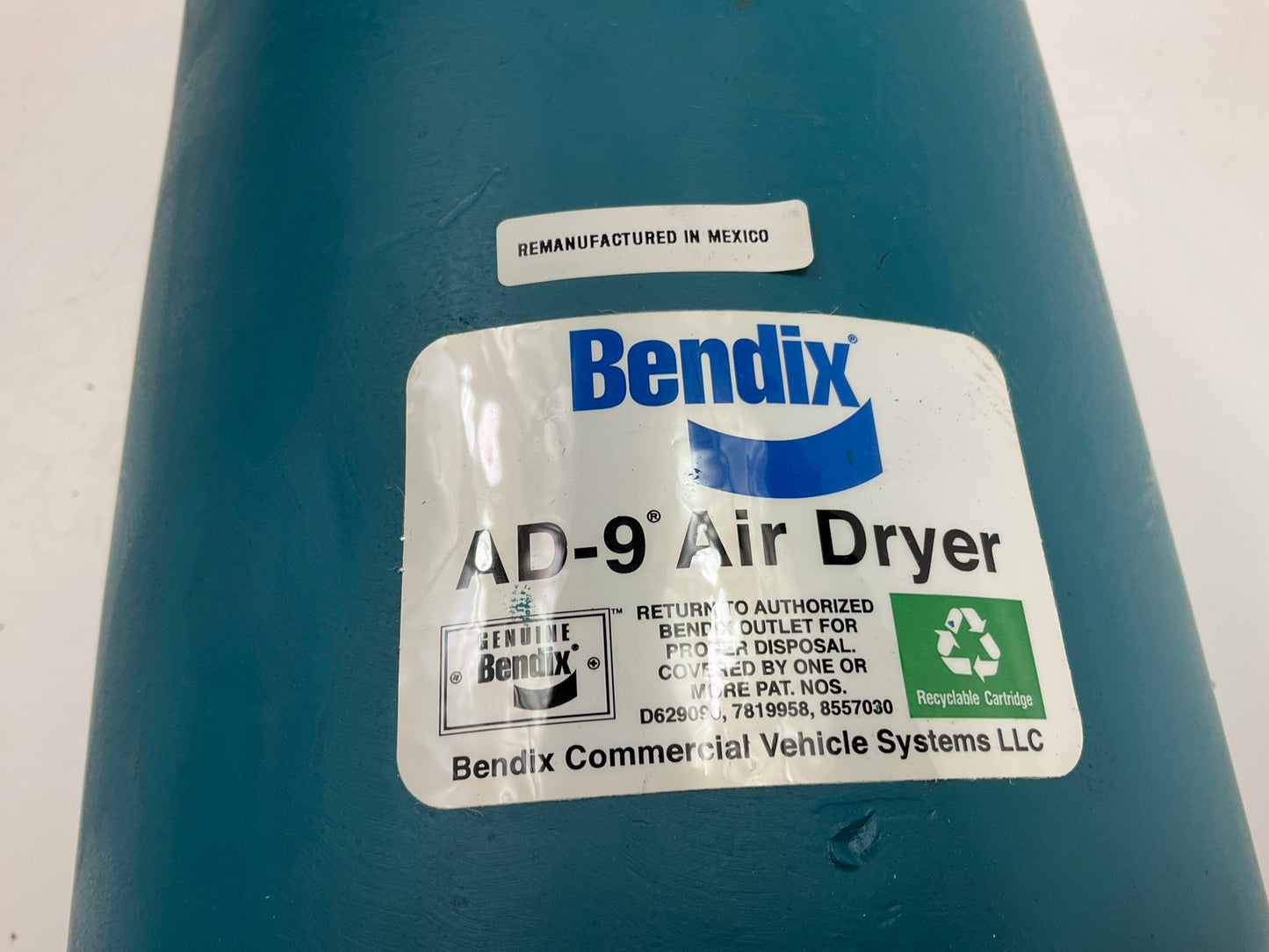 REMAN. Bendix 109685X AD-9 Air Brake Dryer, 12 Volt 3 Port