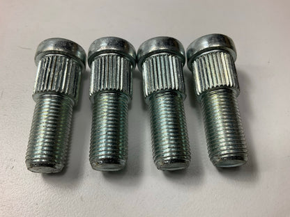 (4) Bendix 142100 1/2-20 Serrated Wheel Stud - .620'' Knurl, 1-5/8'' Length