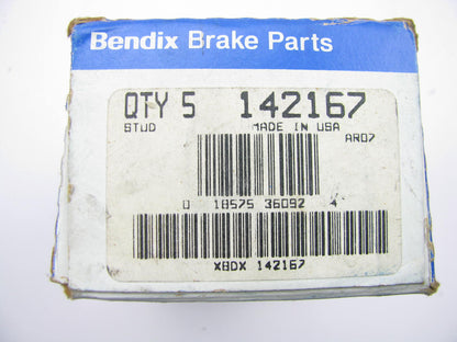 (x5) Bendix 142167 Wheel Lug Studs - Rear Left