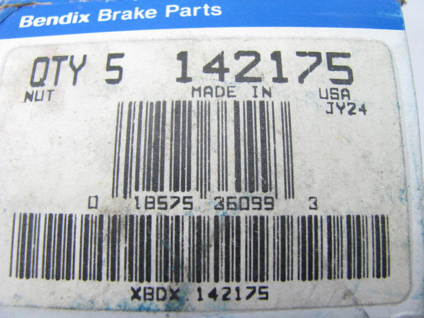 (5) Bendix 142175 Wheel Lug Nuts - Rear Left