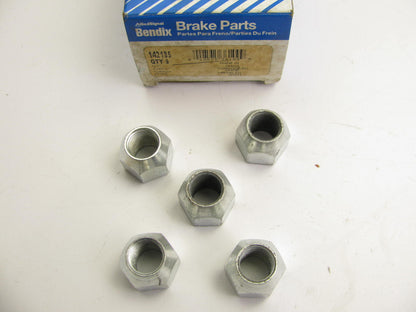 (5) Bendix 142185 Wheel Lug Nuts - Front / Rear