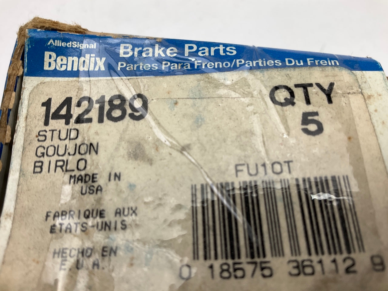 (5) Bendix 142189 Wheel Lug Studs