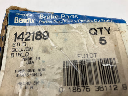 (5) Bendix 142189 Wheel Lug Studs