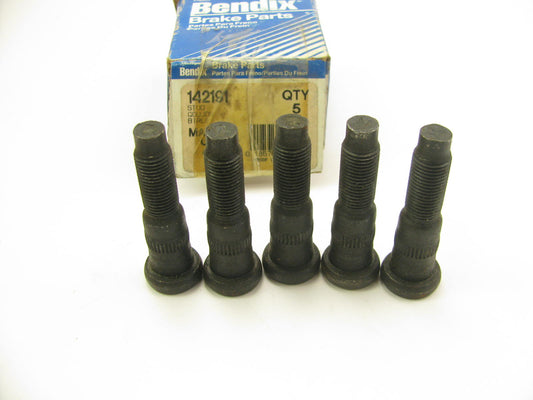 (5) Bendix 142191 Wheel Lug Studs - Front