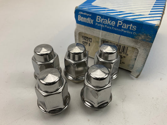 (5) Bendix 142213 Wheel Lug Nuts (for Aluminum Wheels Only)