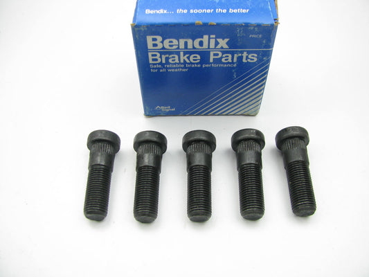 (5) Bendix 142218 Wheel Lug Studs