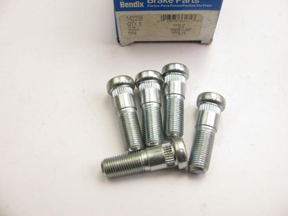 (5) Bendix 142238 Wheel Lug Studs