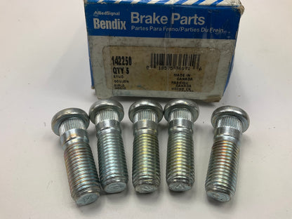 (5) Bendix 142250 Wheel Lug Studs