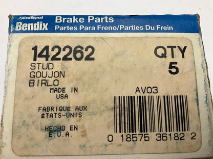 (5) Bendix 142262 Wheel Lug Studs For 1988-1990 Eagle Premier, 83-87 Alliance