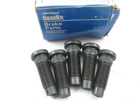 (5) Bendix 142309 Wheel Lug Studs - Front / Rear