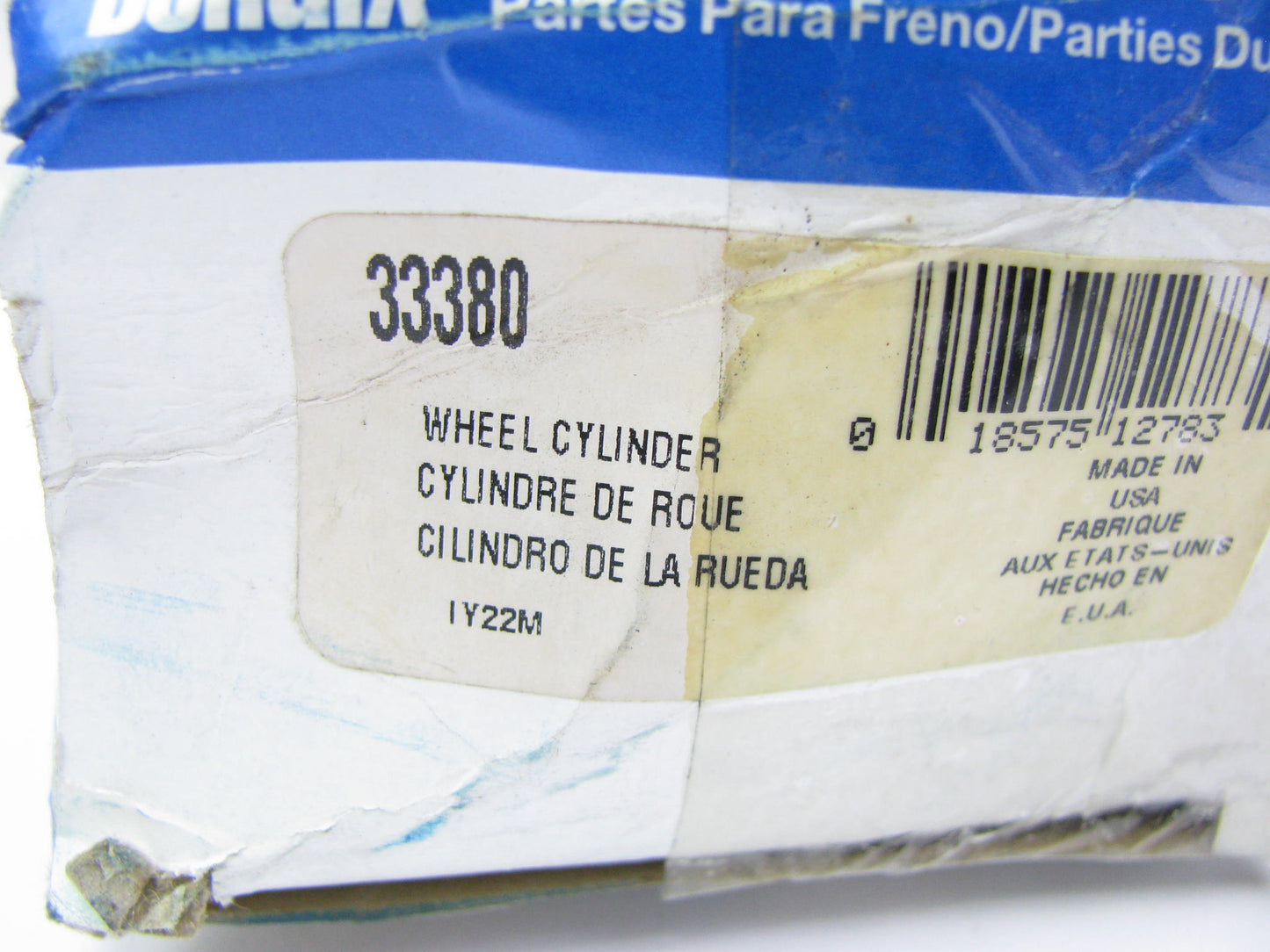 Bendix 33380 Drum Brake Wheel Cylinder - Front Right Lower / Upper