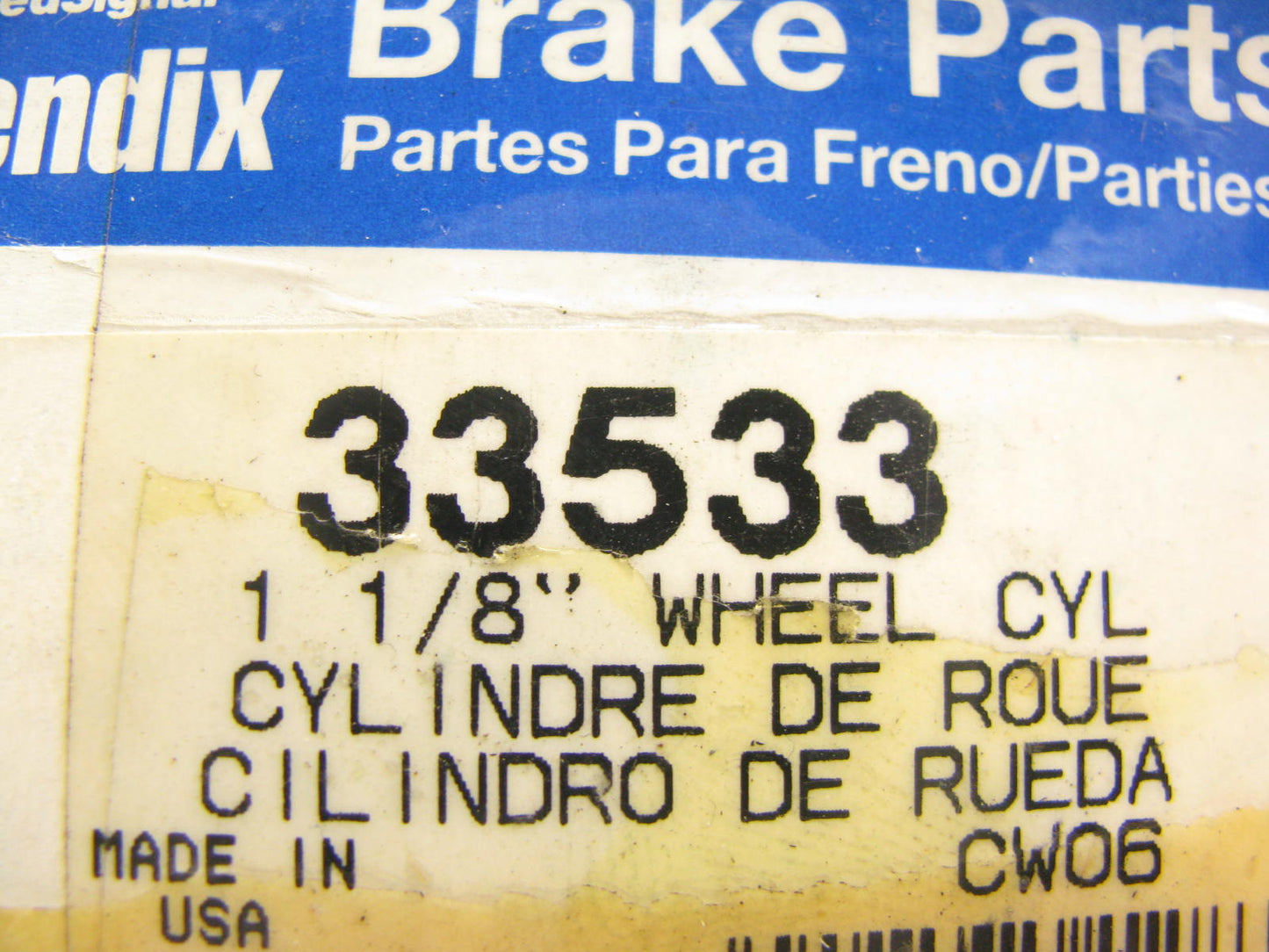 Bendix 33533 Rear Drum Brake Wheel Cylinder For 1964-73 Chevrolet C20 69-73 P20