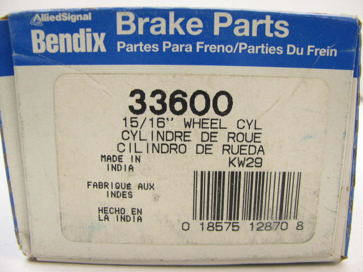 Bendix 33600 Drum Brake Wheel Cylinder - Rear Left / Right