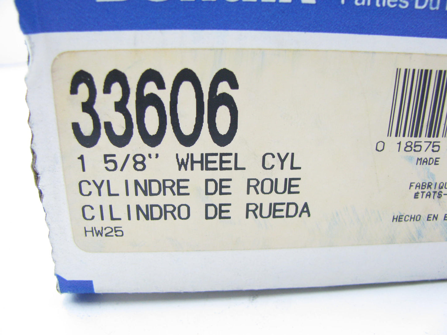 Bendix 33606 Drum Brake Wheel Cylinder - Rear Right / Left