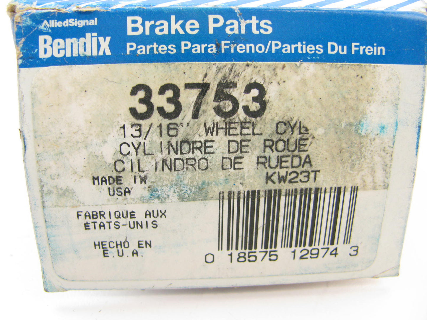 Bendix 33753 Drum Brake Wheel Cylinder - Rear Right