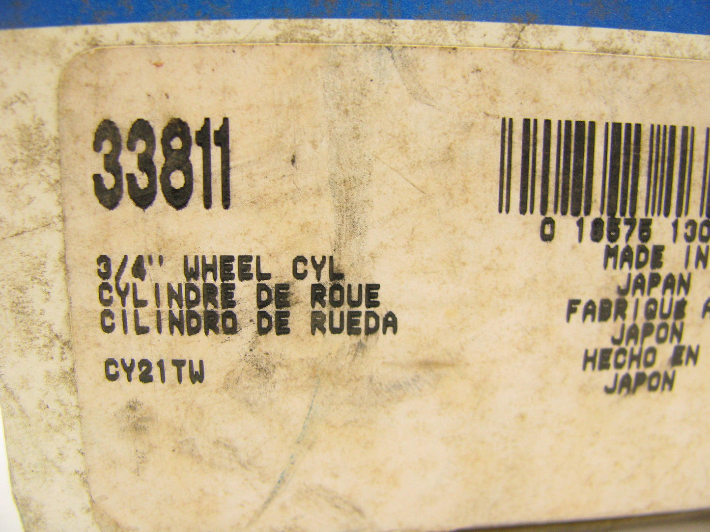 Bendix 33811 Drum Brake Wheel Cylinder - Rear Left / Right Lower