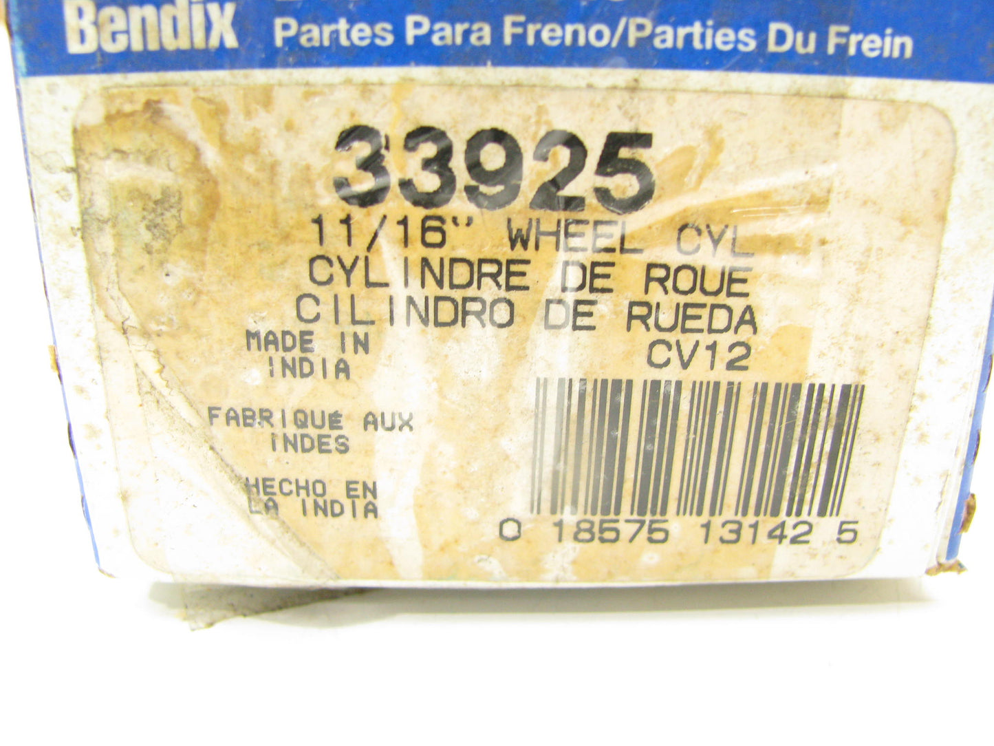 (2) Bendix 33925 Rear Drum Brake Wheel Cylinder