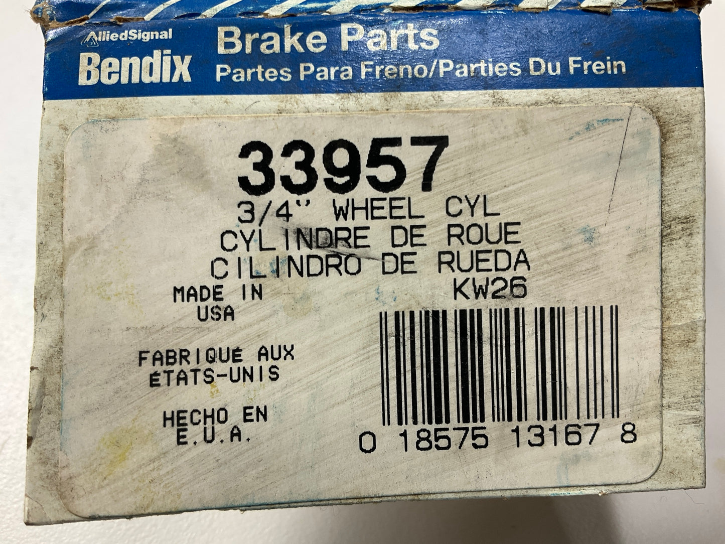 (2) Bendix 33957 Rear Drum Brake Wheel Cylinder For 1987-1991 Chevrolet Beretta