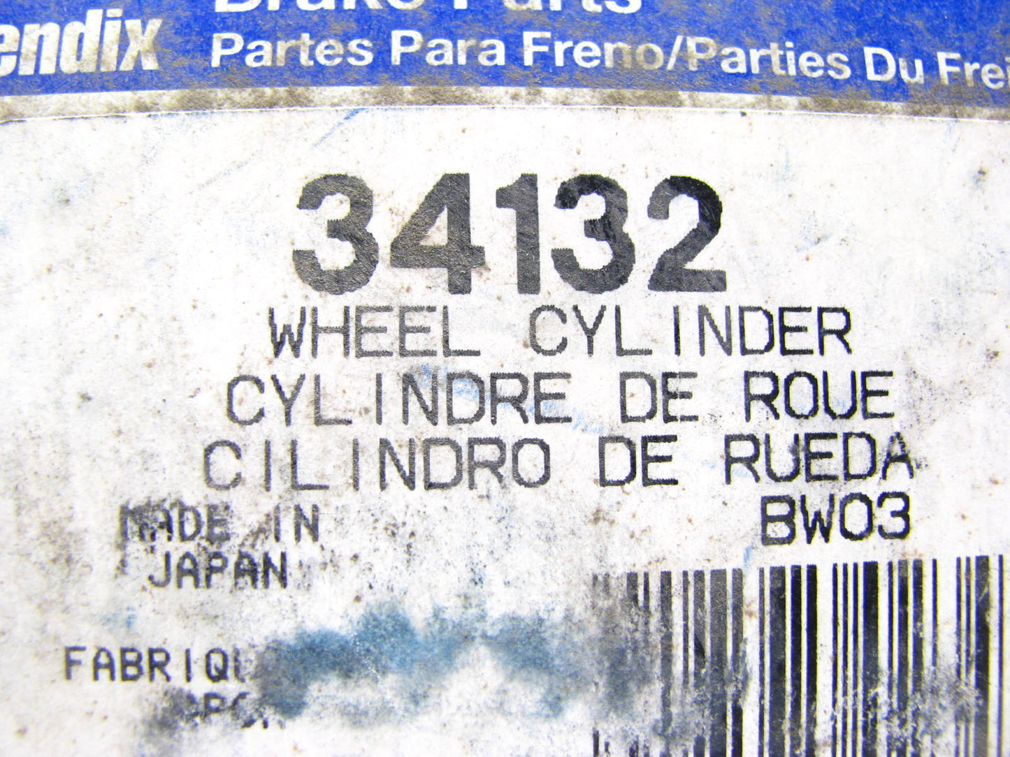 Bendix 34133 REAR RIGHT Drum Brake Wheel Cylinder