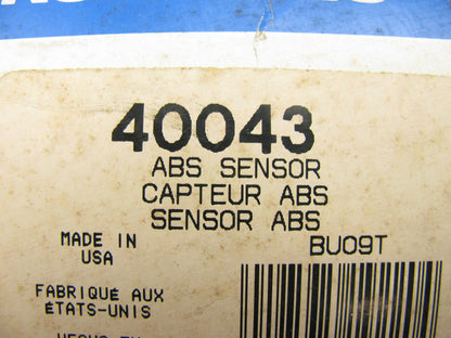 LH Front Bendix 40043  ABS Wheel Speed Sensor For 88-89 Eagle Premier