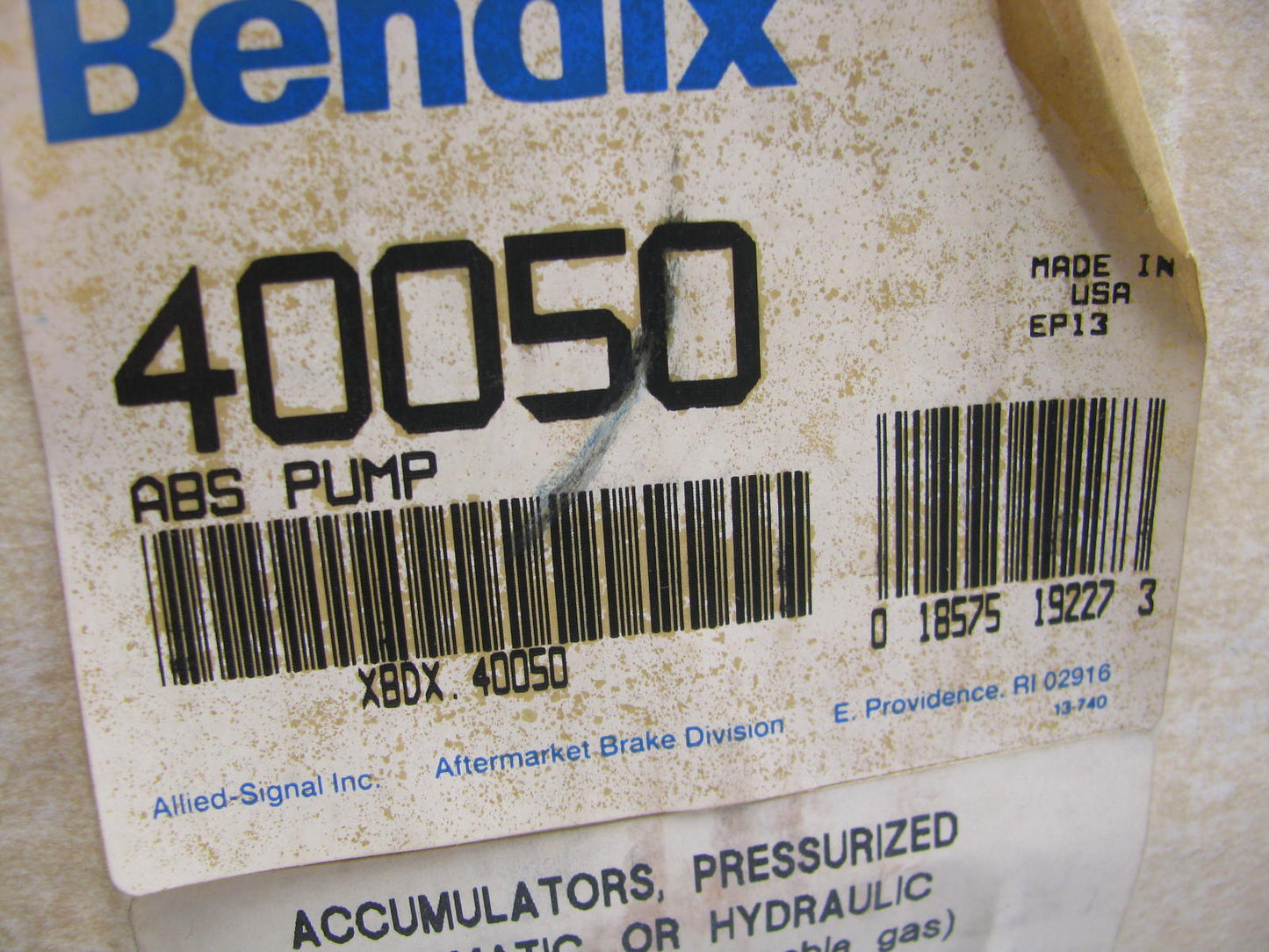 Bendix 40050 ABS Brake Pump & Motor For 1988-1989 Eagle Premier