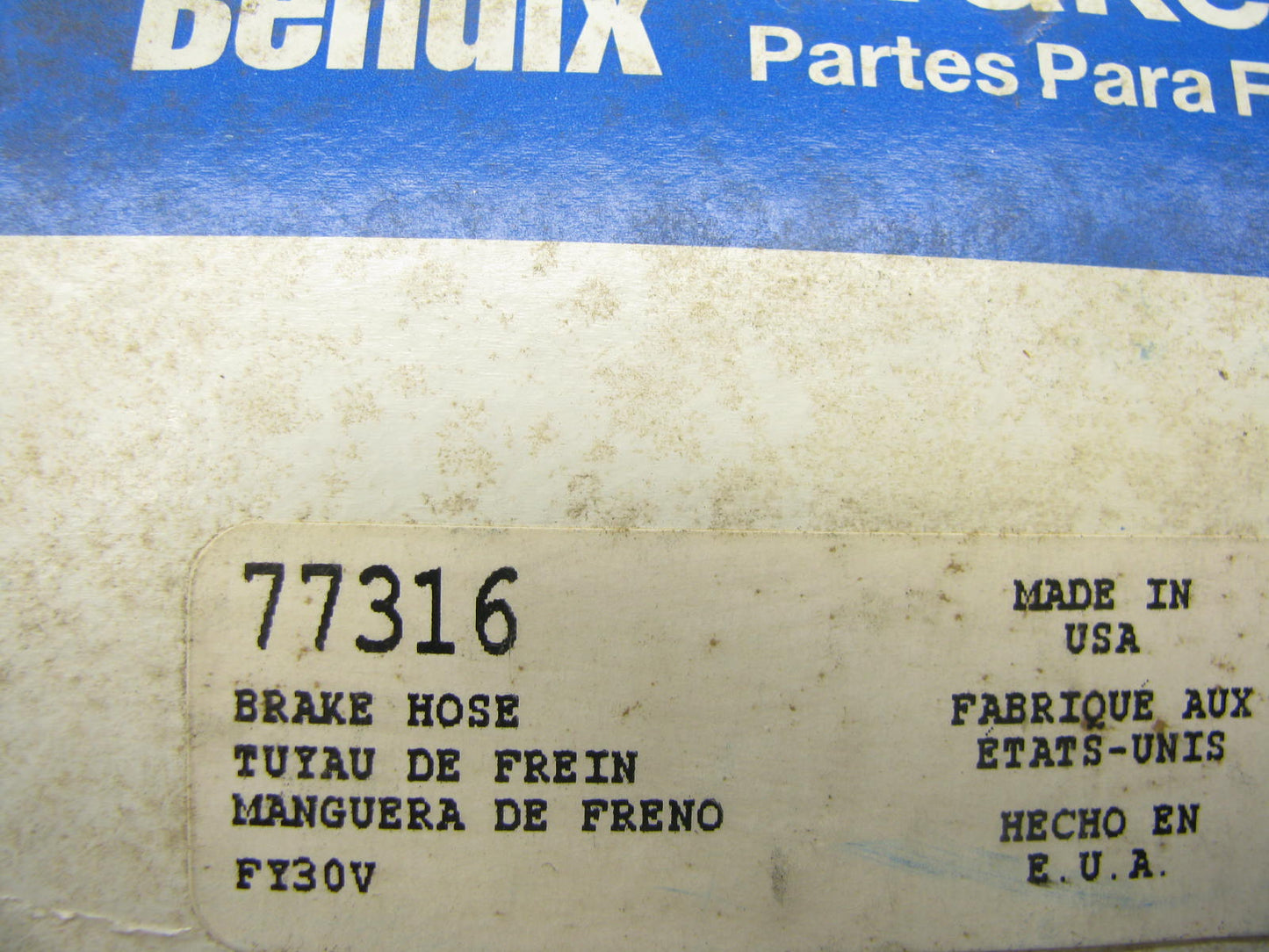 Bendix 77316 Front Left Brake Hydraulic Hose For 1982-1989 Dodge B150 B250 B350