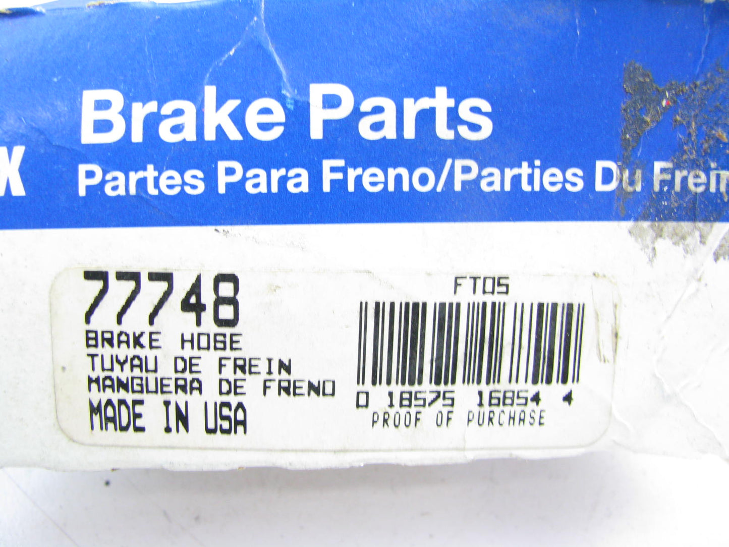 Bendix 77748 Brake Hydraulic Hose - Rear Left