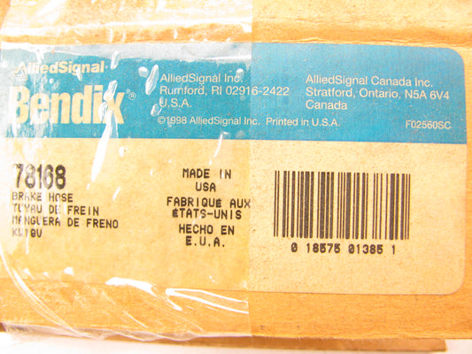 Bendix 78168 Front Right Brake Hydraulic Hose For 1987-1993 Ford Mustang