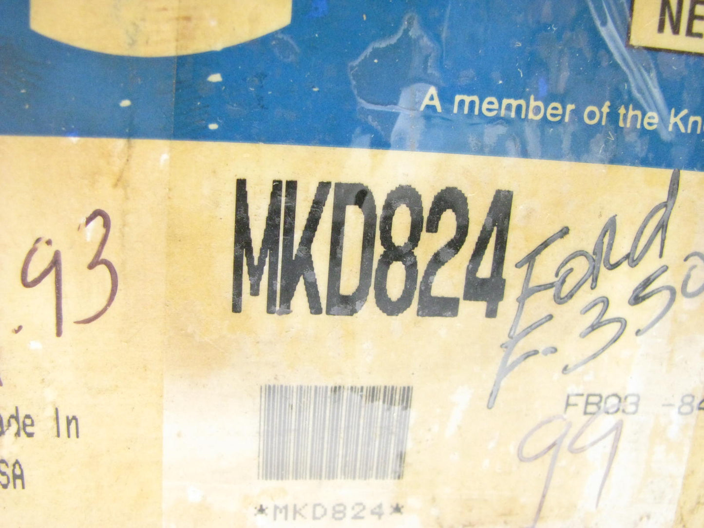NEW Bendix MKD824 Front Disc Brake Pads