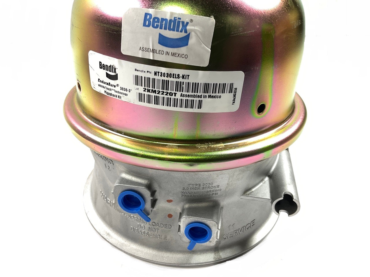 Bendix 3030 EnduraSure Long Stroke Spring Brake Piggyback Kit, Type 30/30
