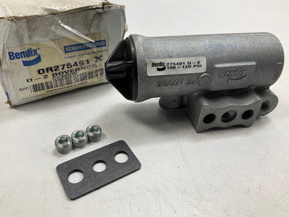 INCOMPLETE - Bendix OR275491X REMAN Governor Air Valve, 1/8'' NPT, 100 PSI Cut In