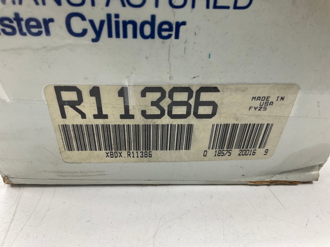 REMAN. Bendix R11386 Manual Brake Master Cylinder For 1968-1972 Ford F-100