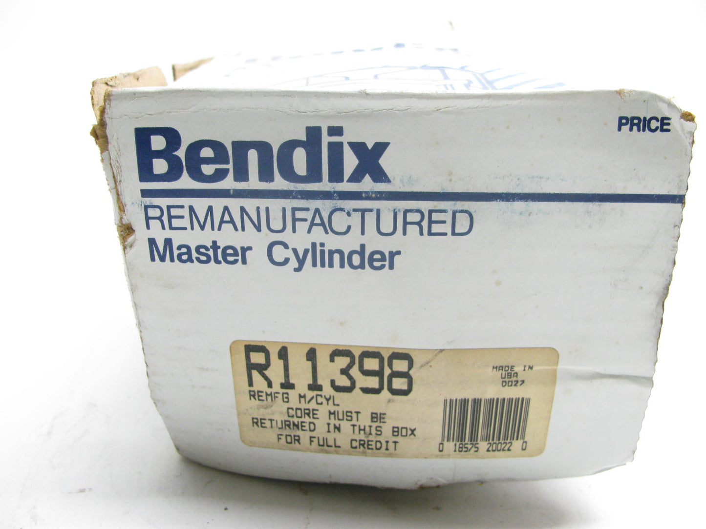 Reman. Bendix R11398 Brake Master Cylinder