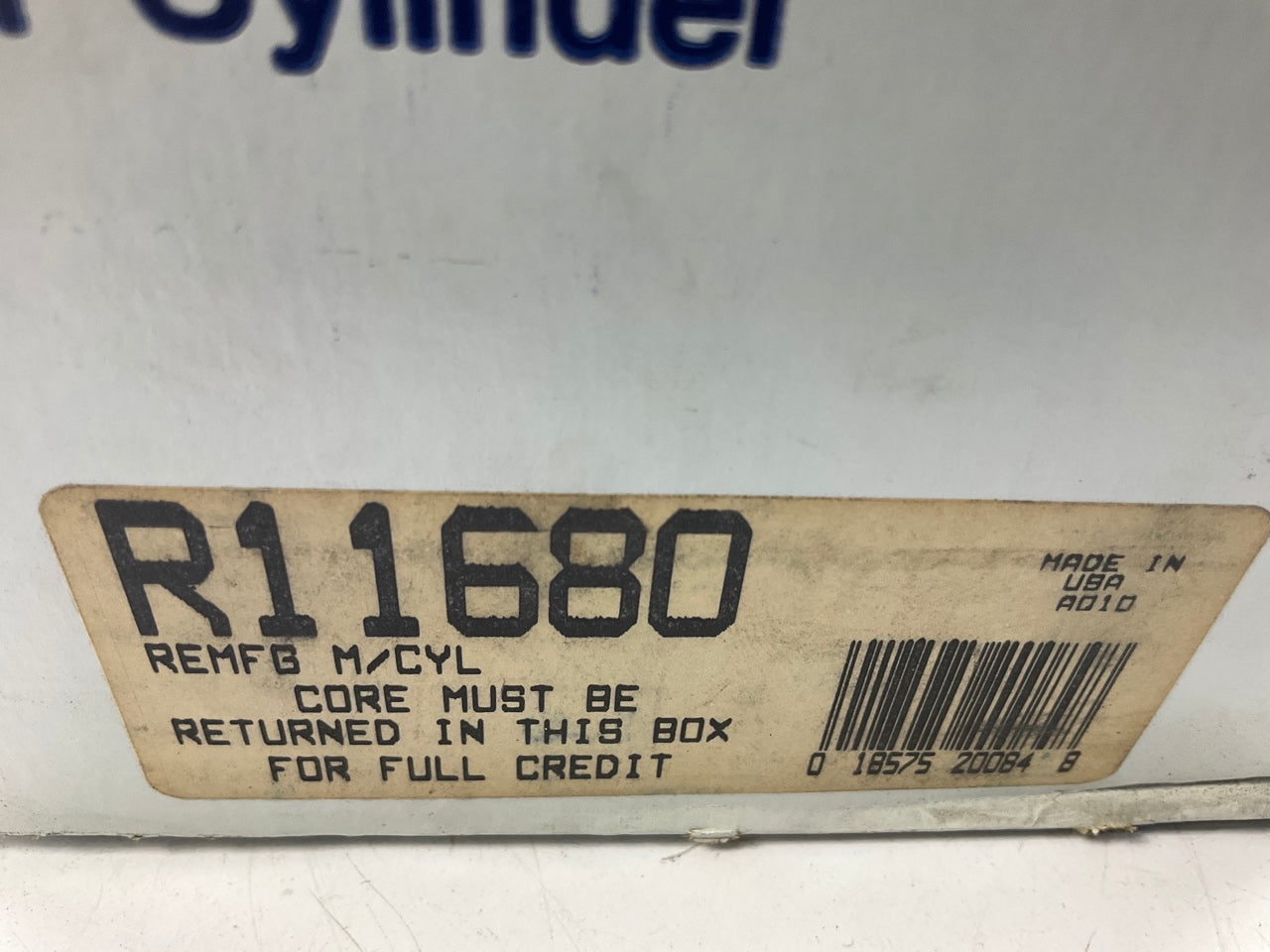 REMAN Bendix R11680 Brake Master Cylinder