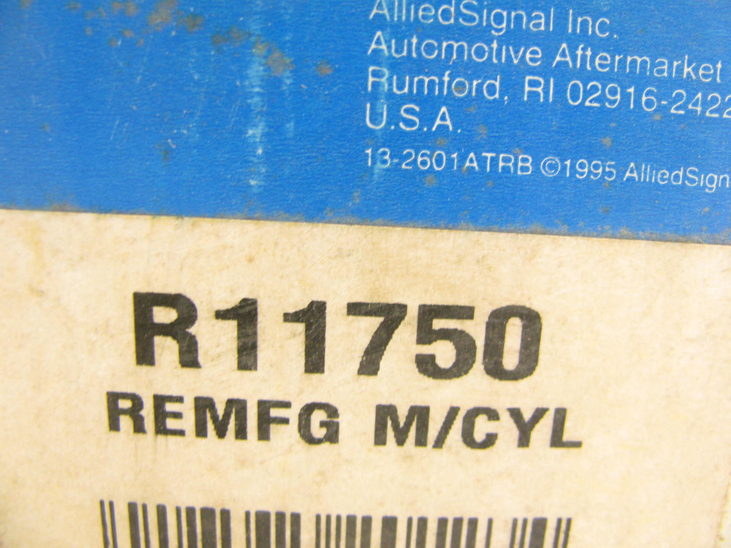 Reman. Bendix R11750 Brake Master Cylinder 1974-1977 Corona  W/O Reservoir