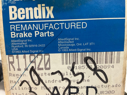 REMAN. Bendix R11920 Brake Master Cylinder For 1981-1982 Mazda 626