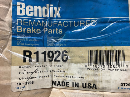REMAN. Bendix R11926 Brake Master Cylinder