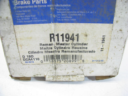 REMAN. Bendix R11941 Brake Master Cylinder For 1981-1985 Mazda RX-7