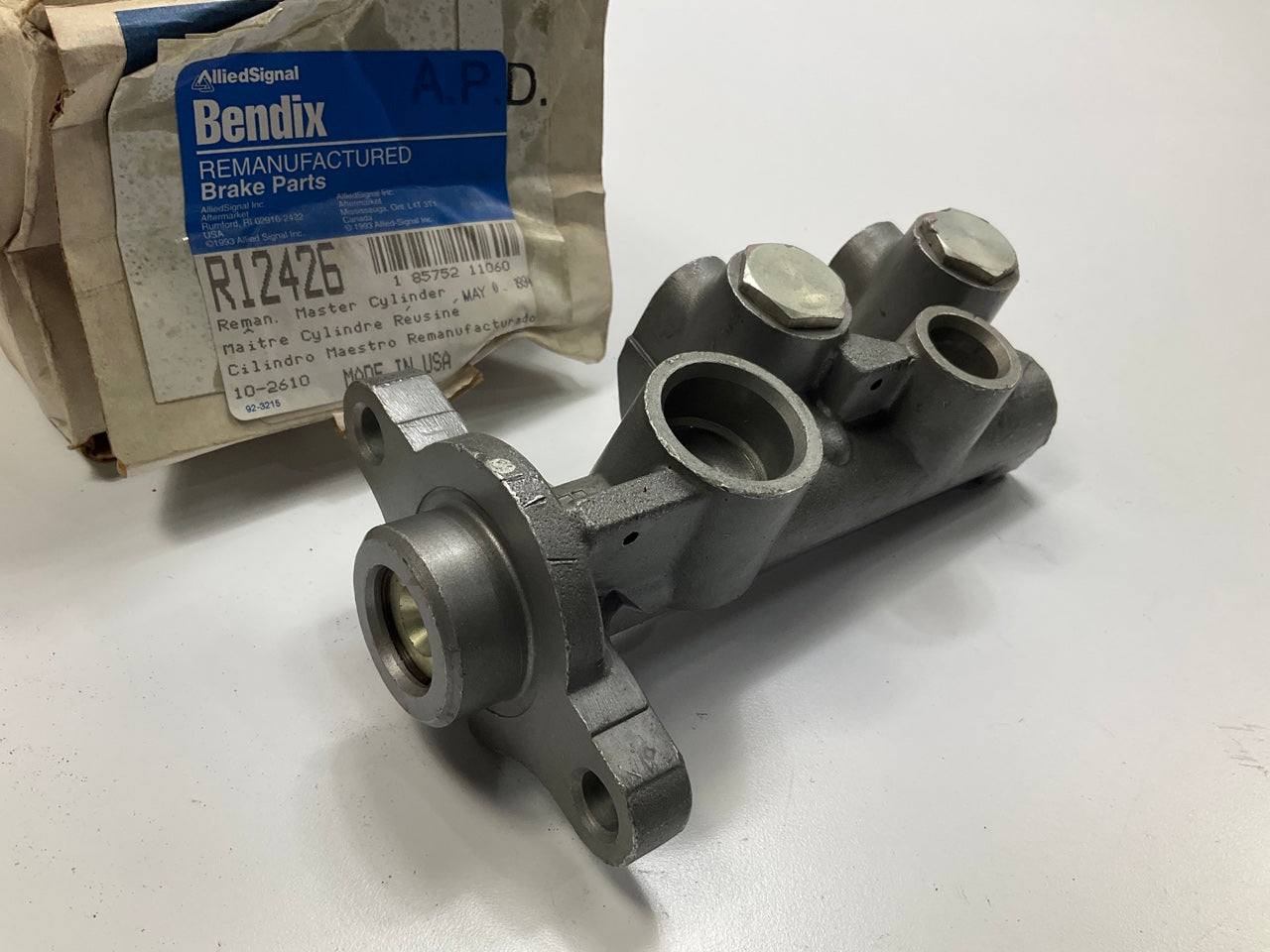 REMAN Bendix R12426 Brake Master Cylinder W/O Reservoir