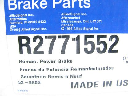 R2770454 Hydraulic Brake Booster, Reman , Single Prong Flow Switch