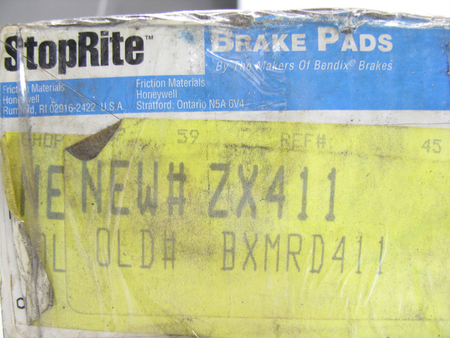 Bendix ZX411 Semi-Metallic Disc Brake Pads - Front / Rear