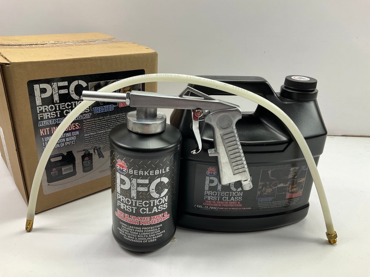 Berkebile PFC Rust Protection Undercoating Coating 1 Gallon With Application Gun