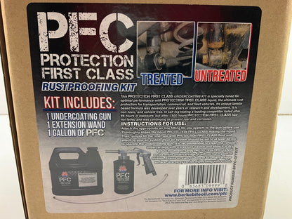 Berkebile PFC Rust Protection Undercoating Coating 1 Gallon With Application Gun